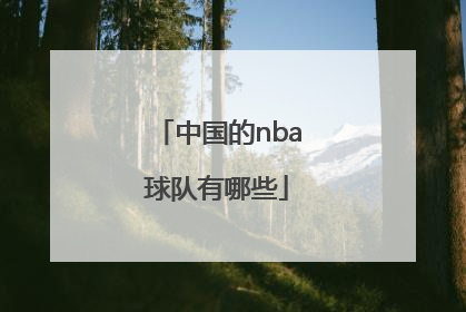 「中国的nba球队有哪些」nba改名的球队有哪些
